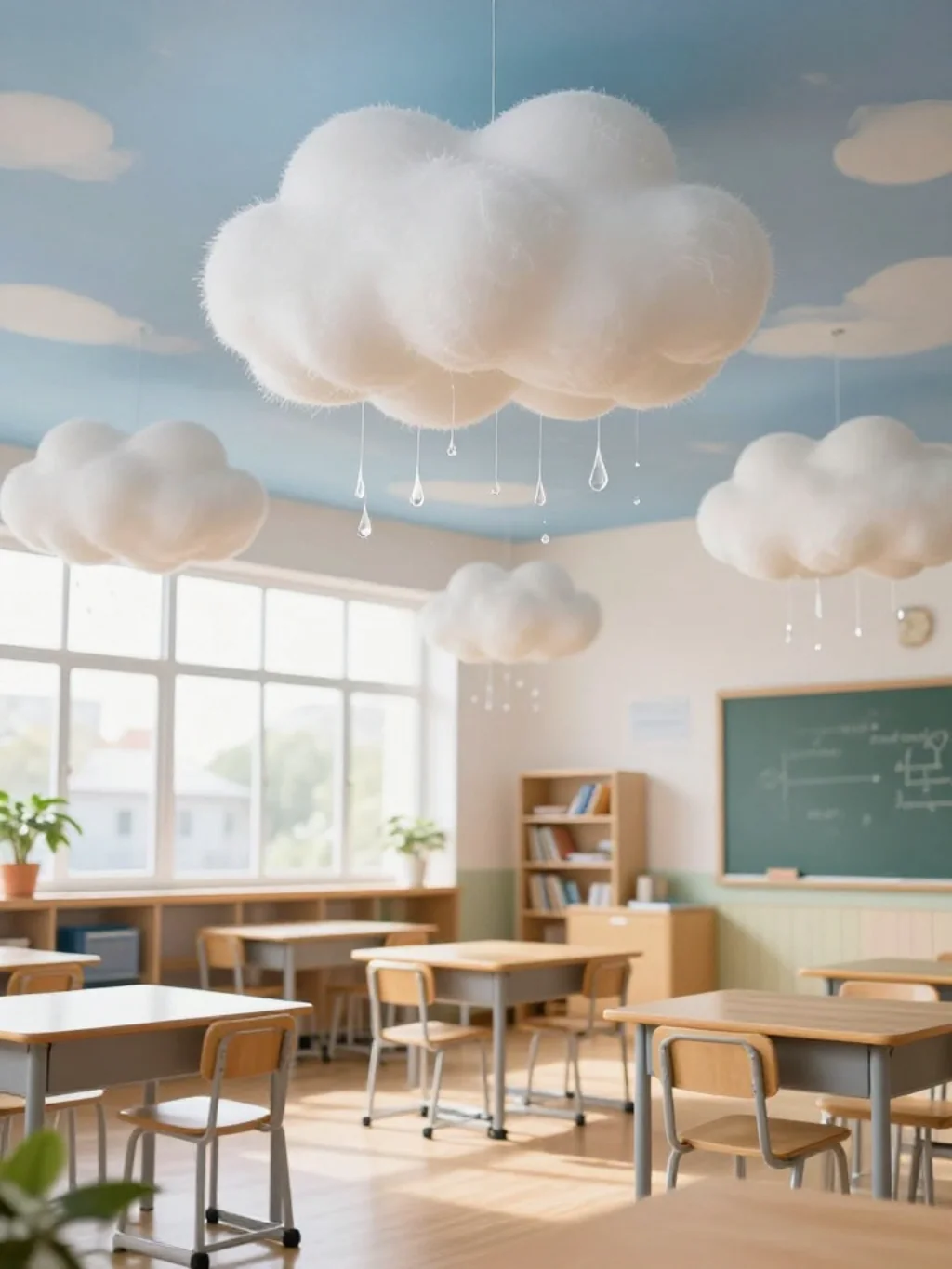 19. Whimsical Cloud Decorations