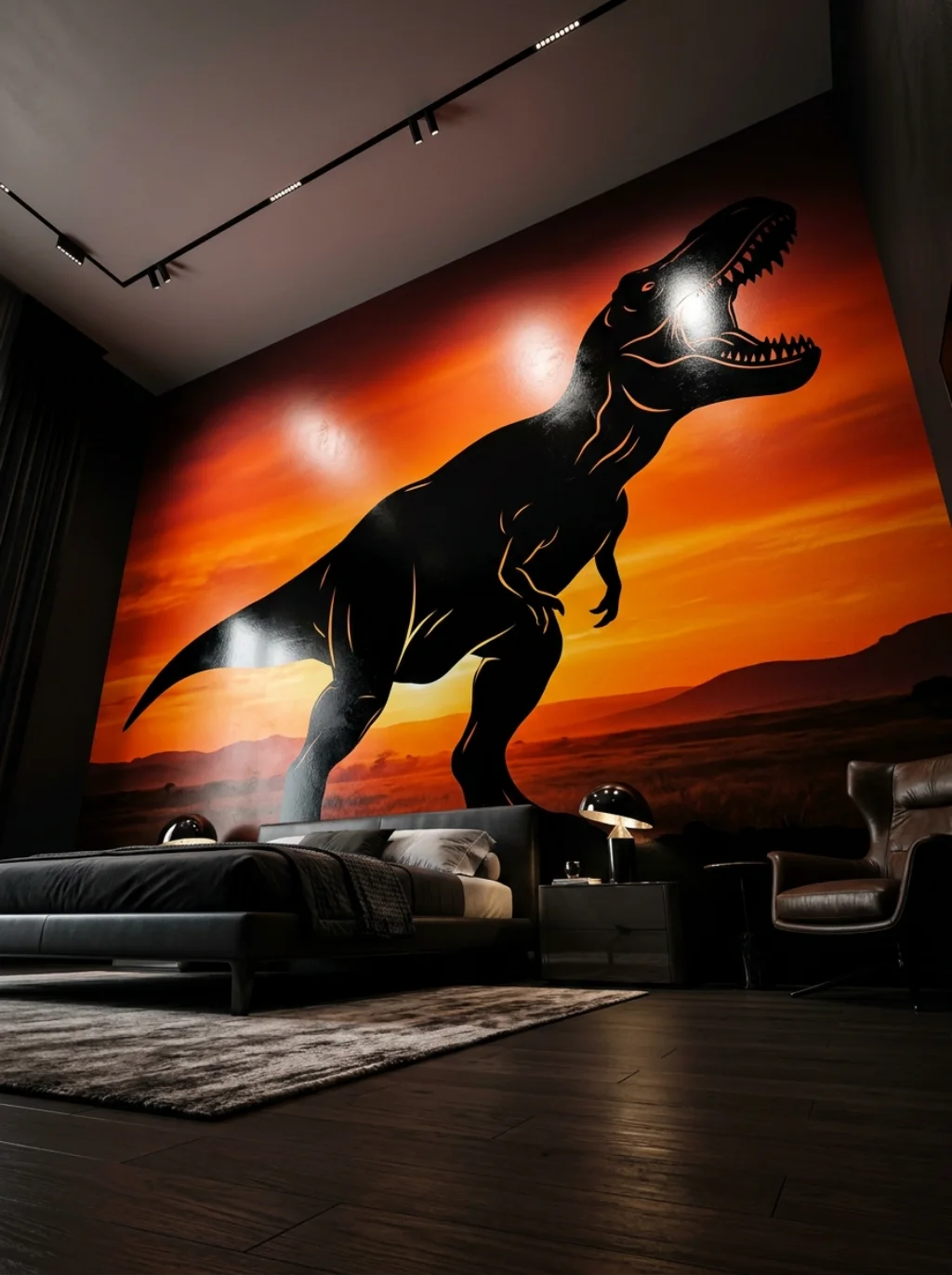 A Roaring Accent Wall Idea Every Dinosaur Loving Kid Will Beg For