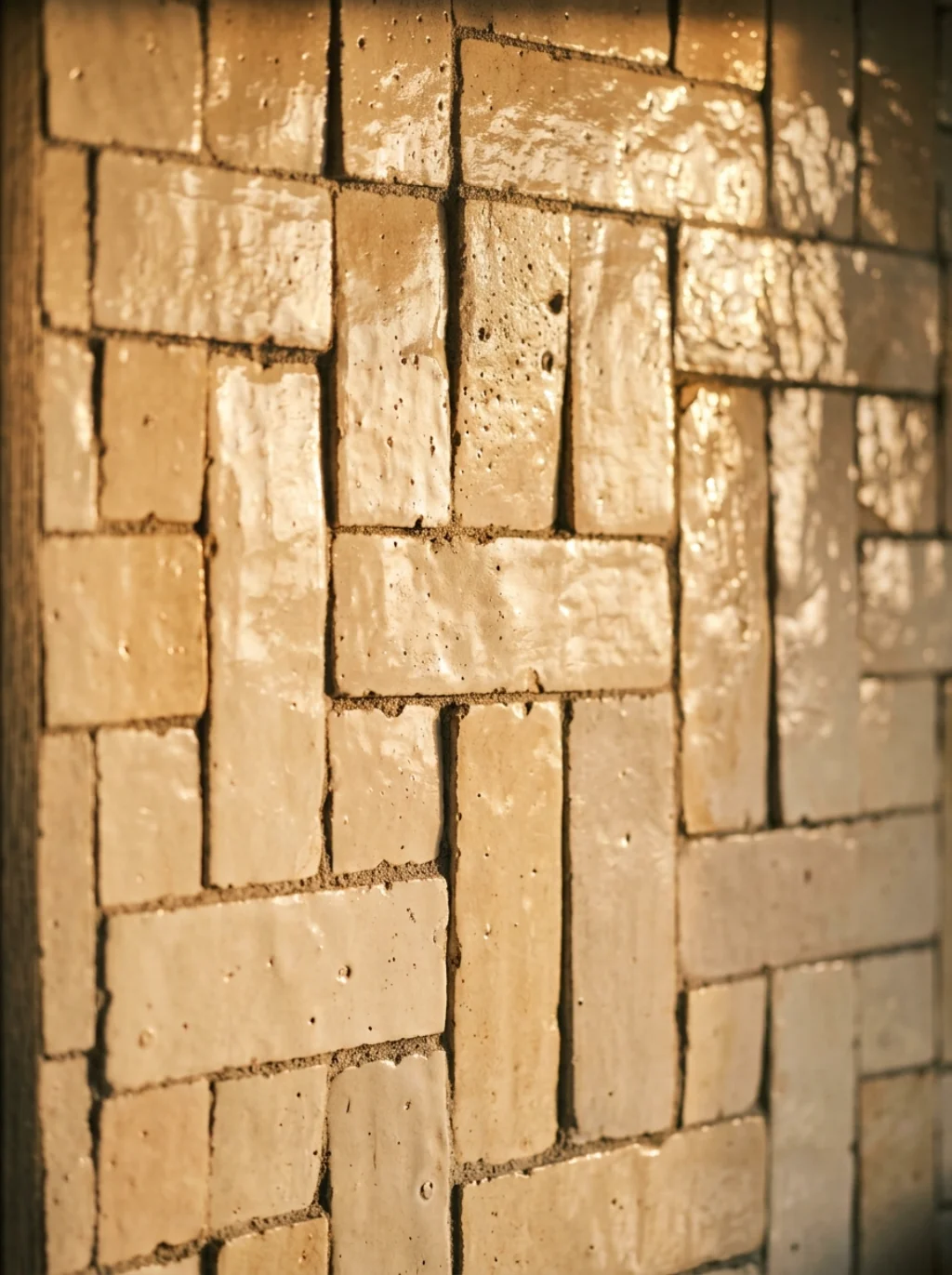 Dark Cabinet Kitchen Backsplash Ideas That Use Zellige for Instant Texture Drama