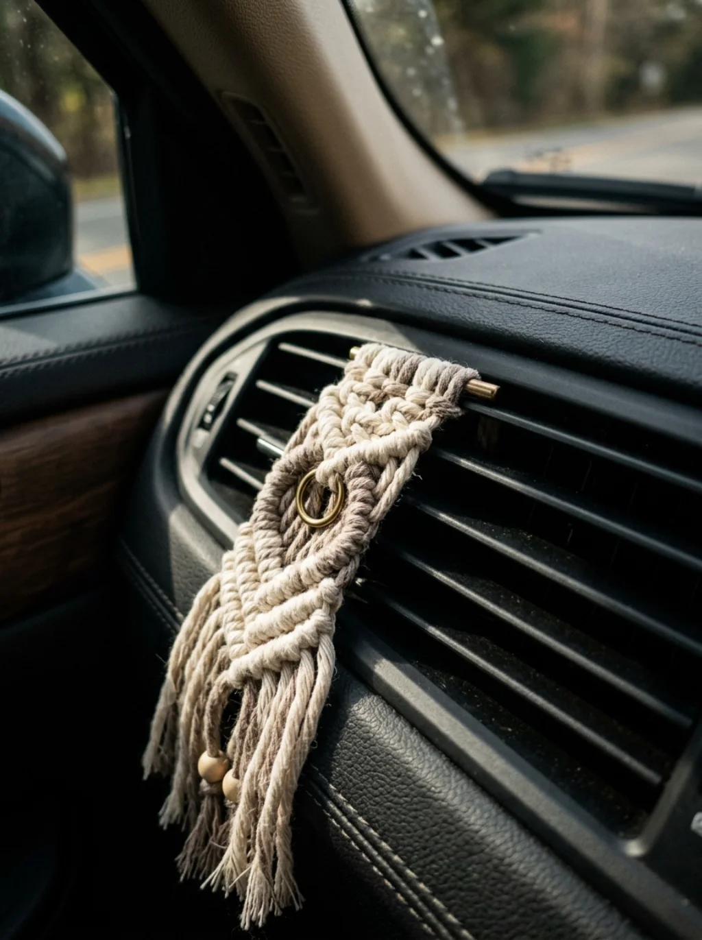 Macrame Magic Turns a Boring Dashboard Into a Woven Work of Art