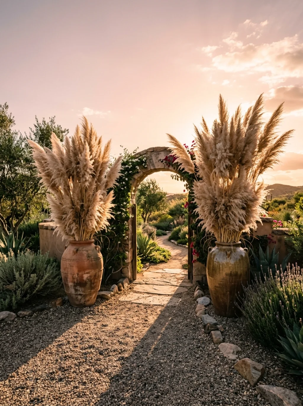Pampas Grass Arrangements Bring Wild Desert Drama To Every Corner