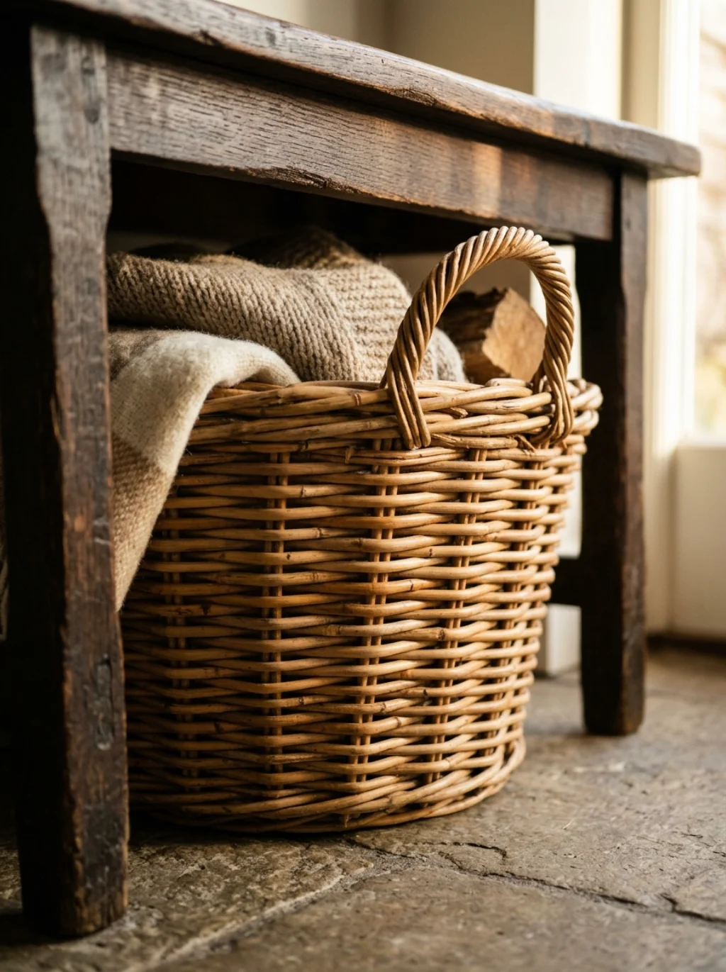 Why A Single Woven Basket Changes Everything Near Your Front Door