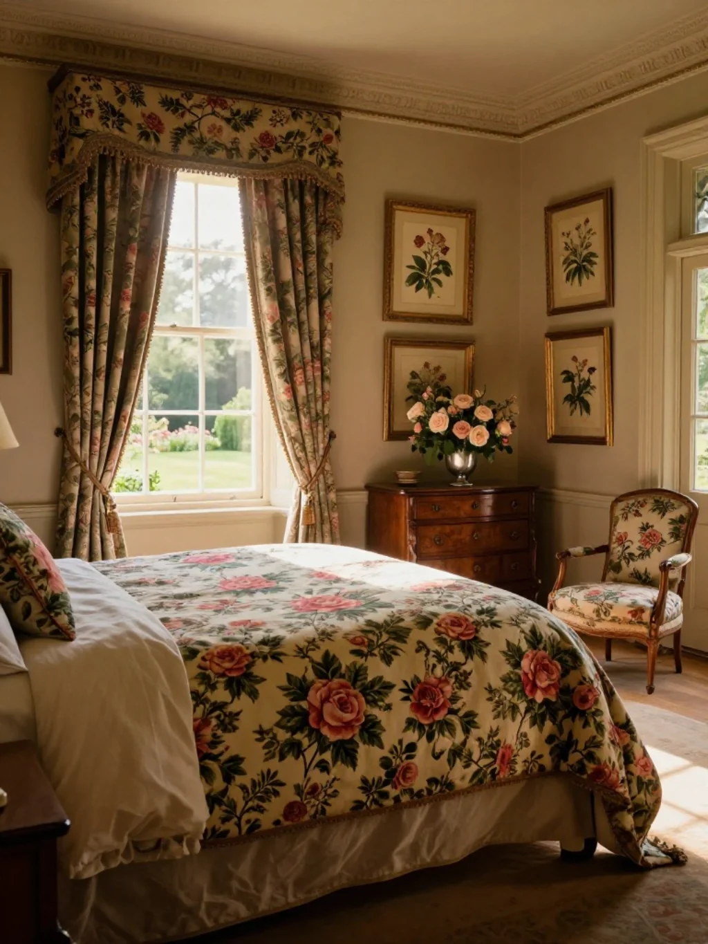 English Cottage Spring Bedroom Designs That Radiate Timeless Rural Elegance