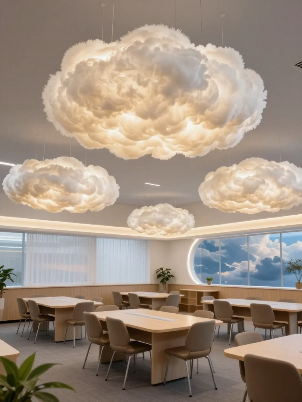 20. Whimsical Cloud Installations
