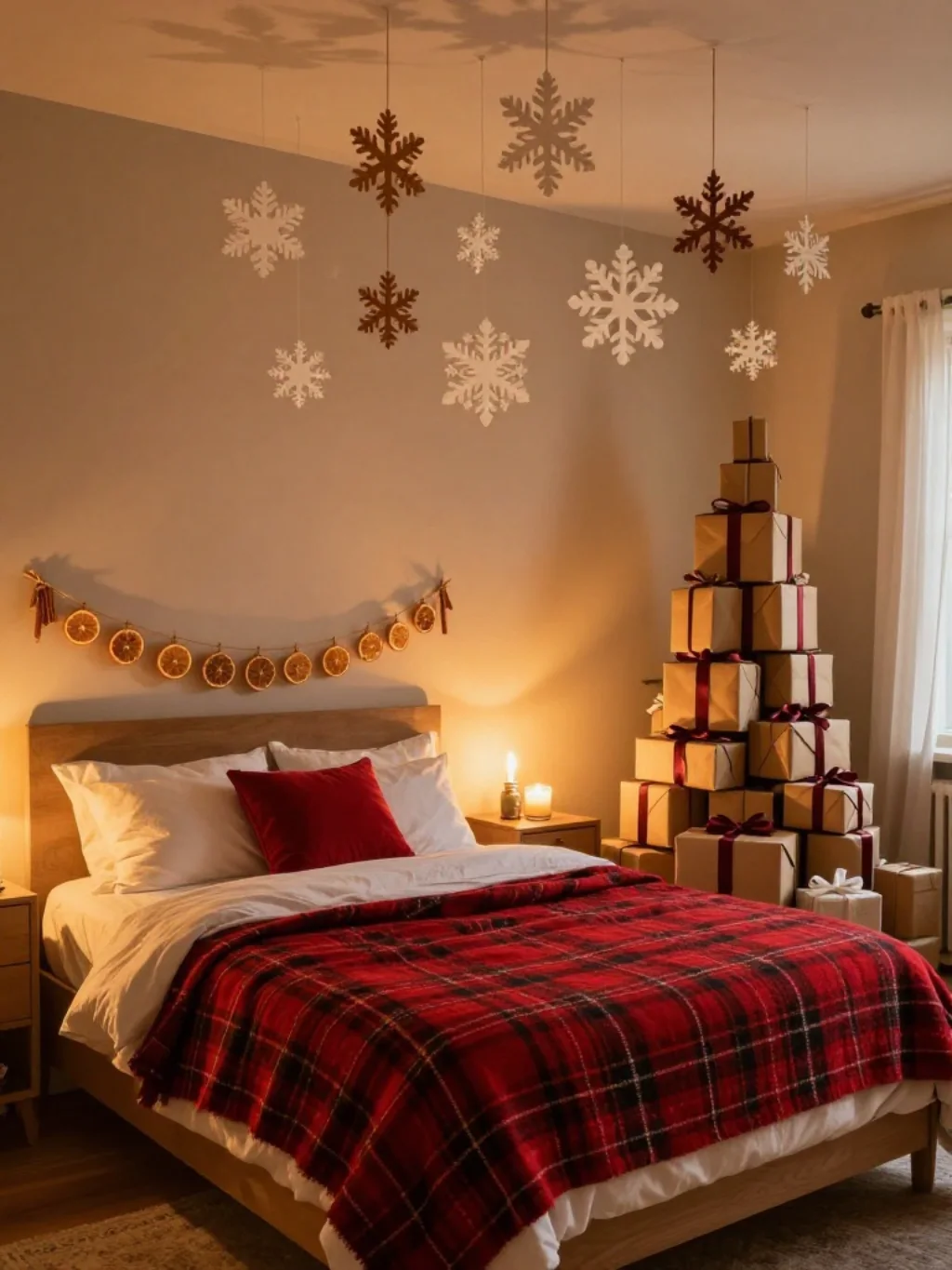 DIY Christmas Bedroom Decor Projects That Add Genuine Handmade Warmth