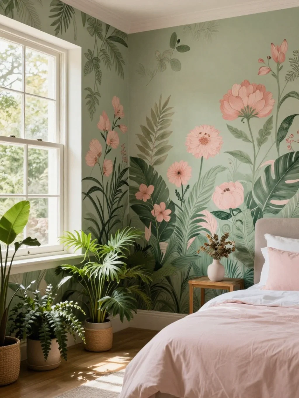This Botanical Green and Blush Pairing Feels Straight Out of a Garden