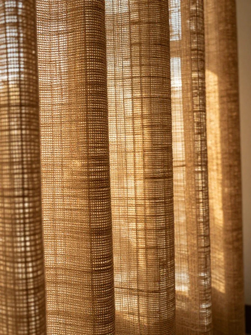 Jute and Woven Curtains That Bring Organic Artisan Energy to Any Window