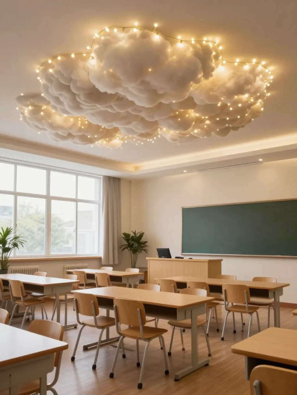 25. Whimsical Cloud Decorations