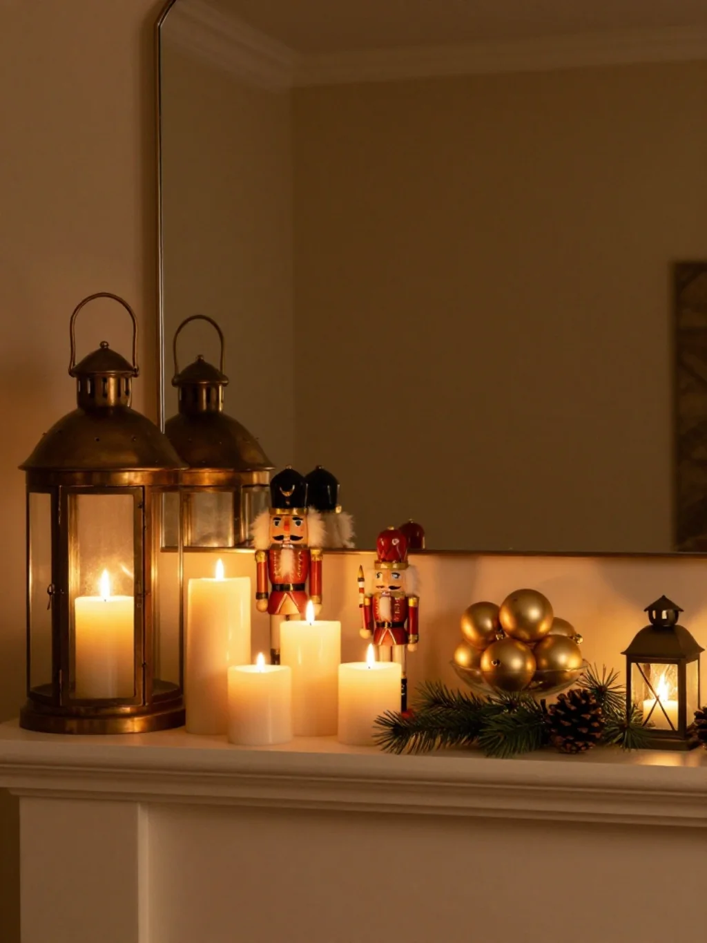 Mantelpiece and Shelf Styling That Tells a Complete Christmas Story