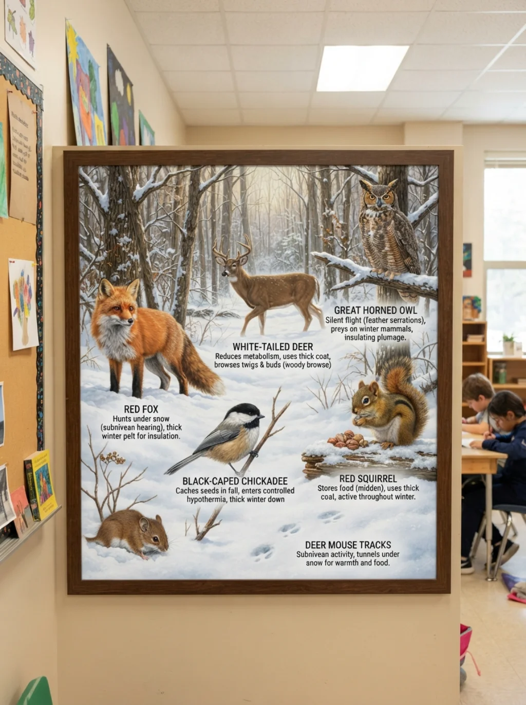 Woodland Winter Creature Displays That Make Biology Beautiful and Visible