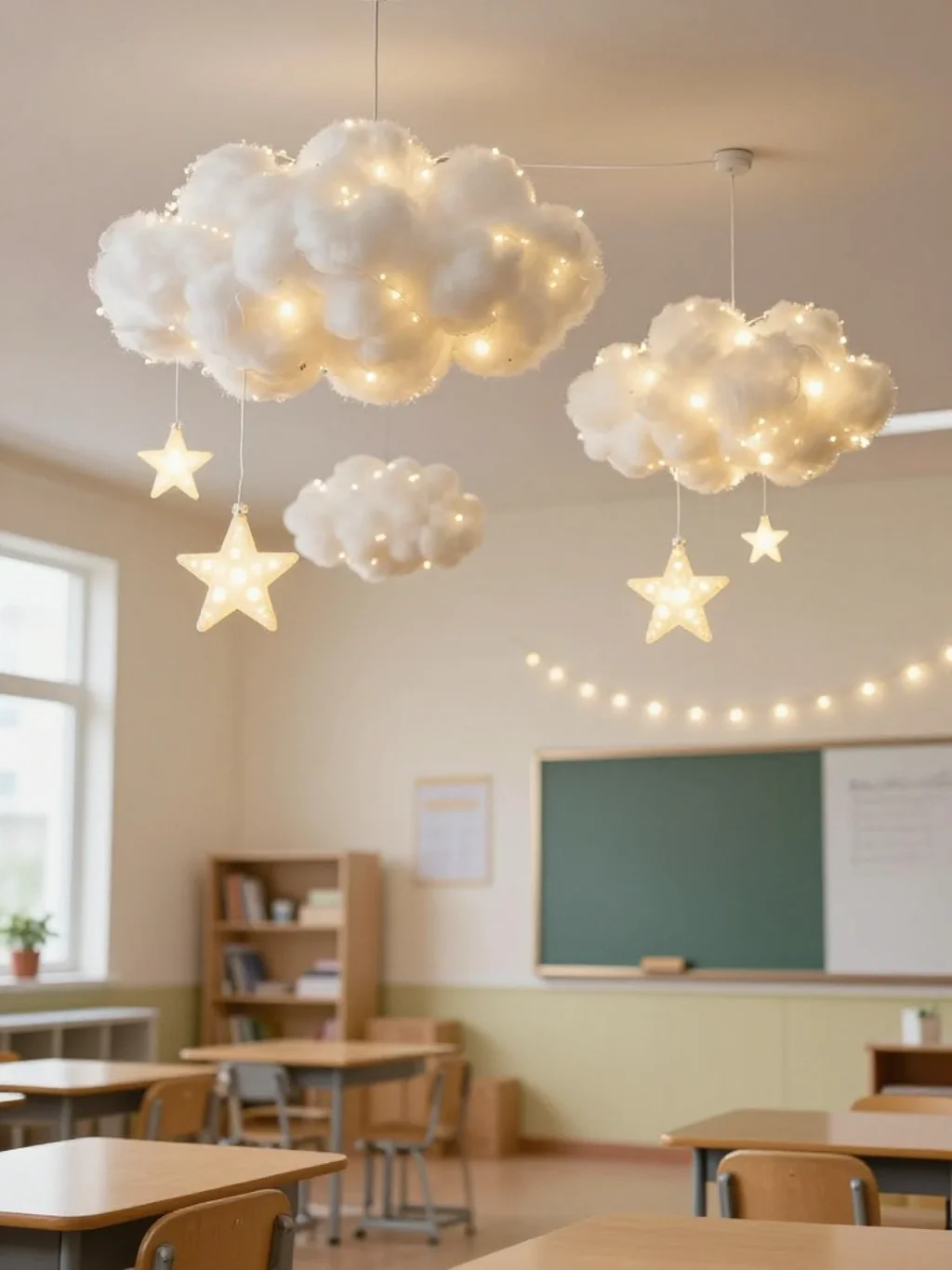 29. Whimsical Cloud Decorations