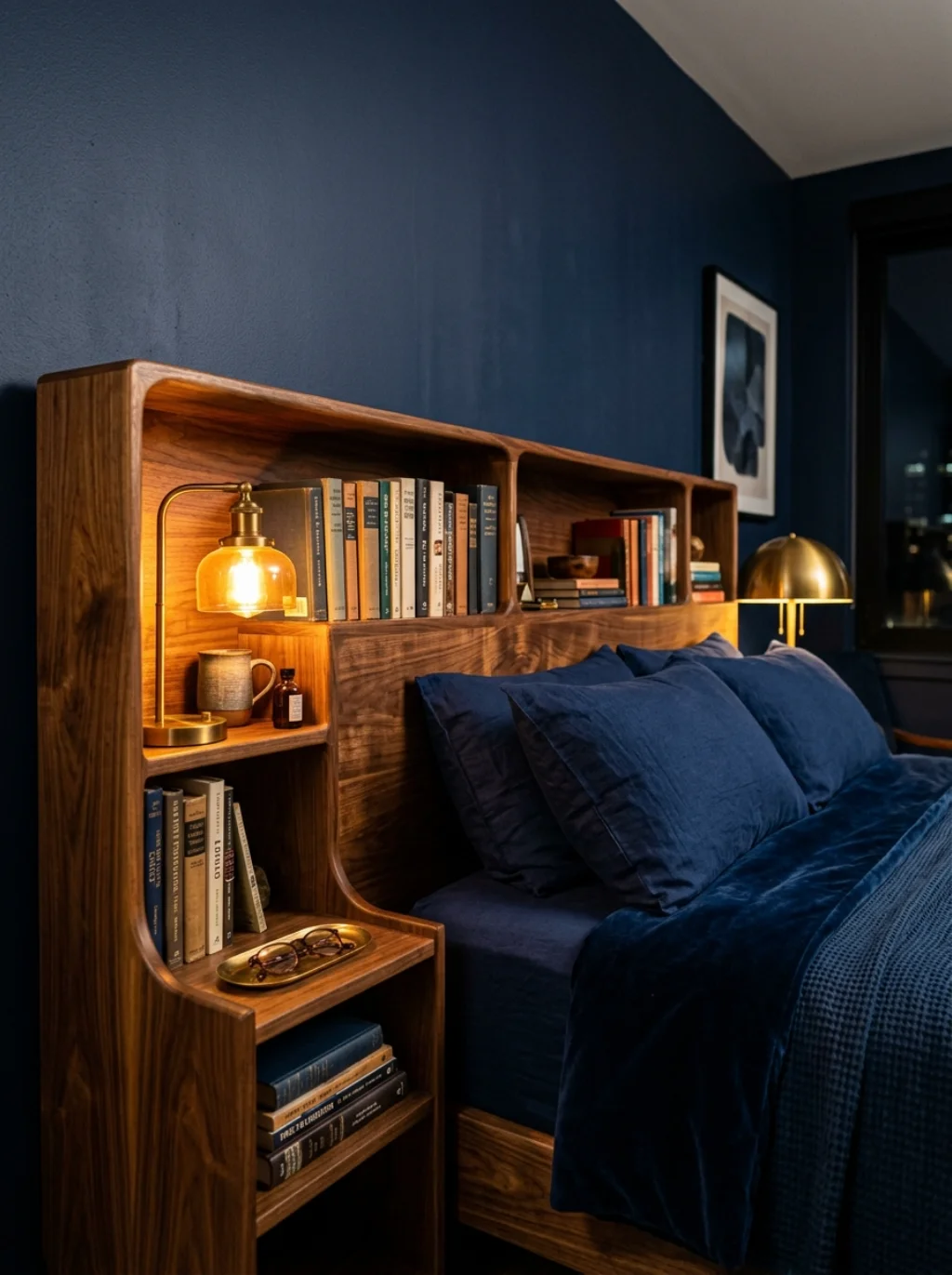 Turning Your Headboard Into a Secret Storage Powerhouse