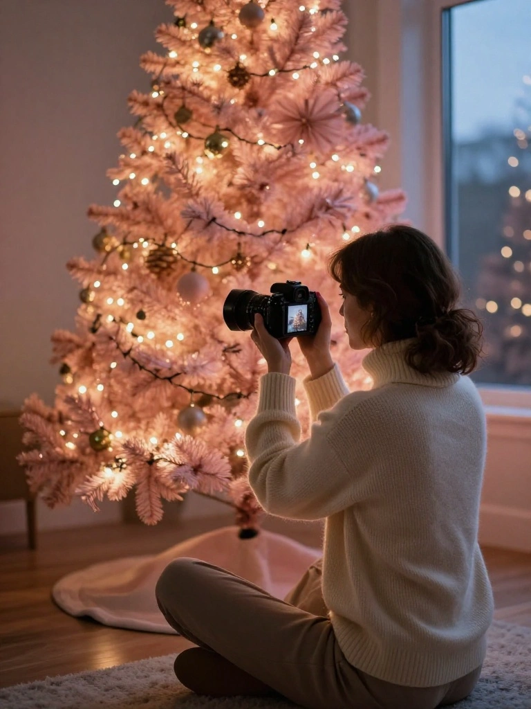 Pink Christmas Tree Photography Tips That Capture the Full Magic