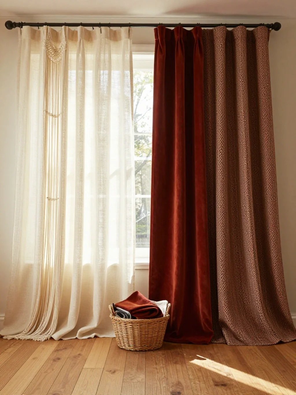 Seasonal Curtain Switching That Keeps Your Boho Home Feeling Always Fresh