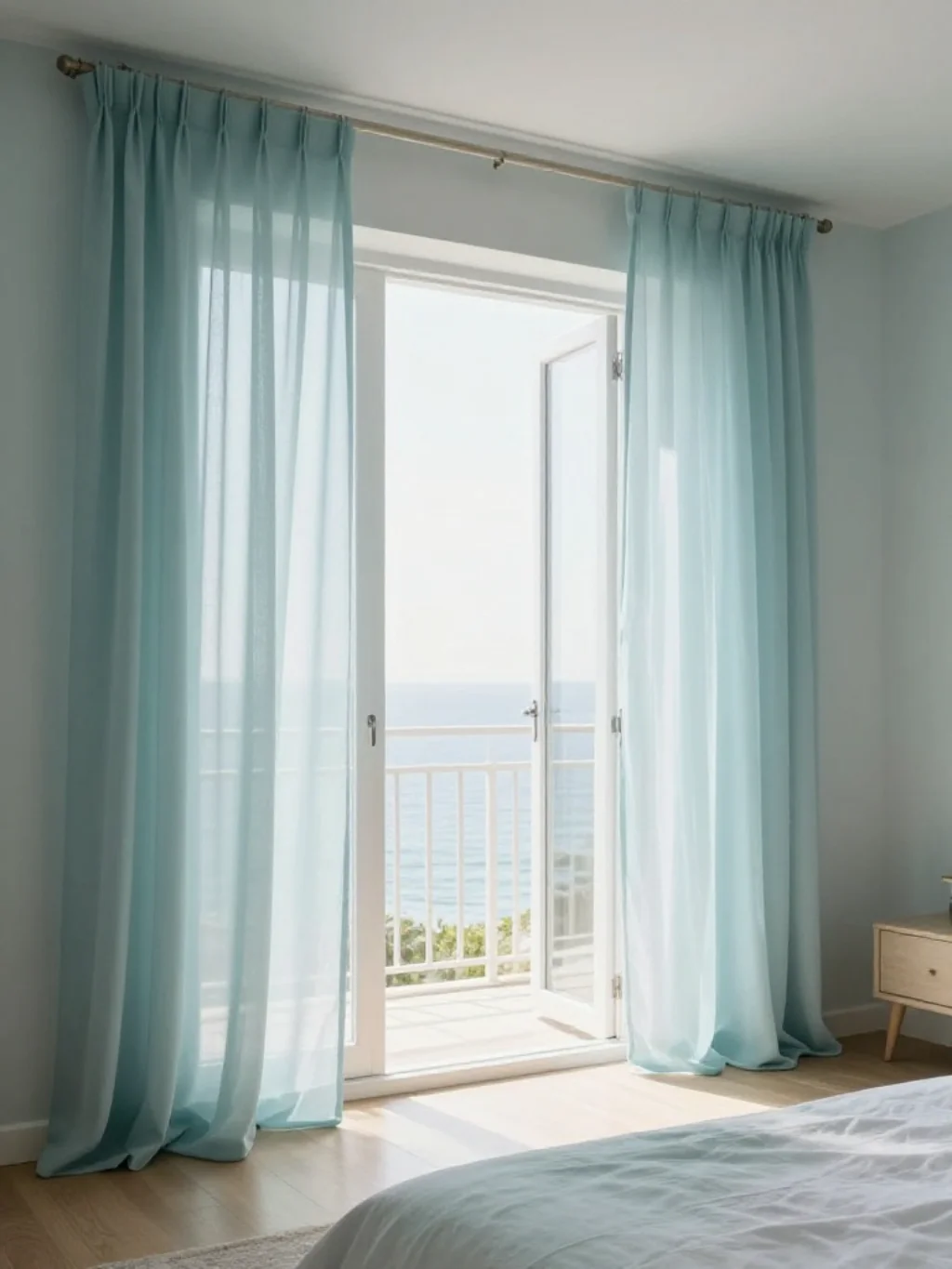 The Airy Blue Green Palette Making Bedrooms Feel Like Fresh Air