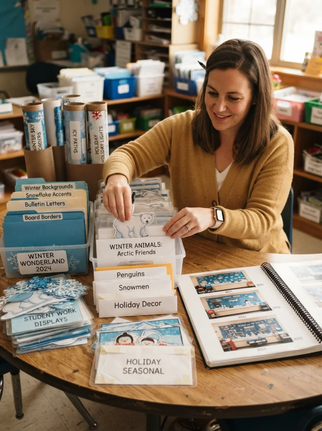 Building a Winter Classroom Wall Decor System That Serves You Every Year