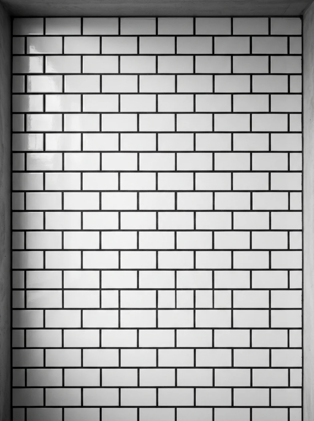 A Bold Grout Color Rewrites the Rules of a Plain Tile