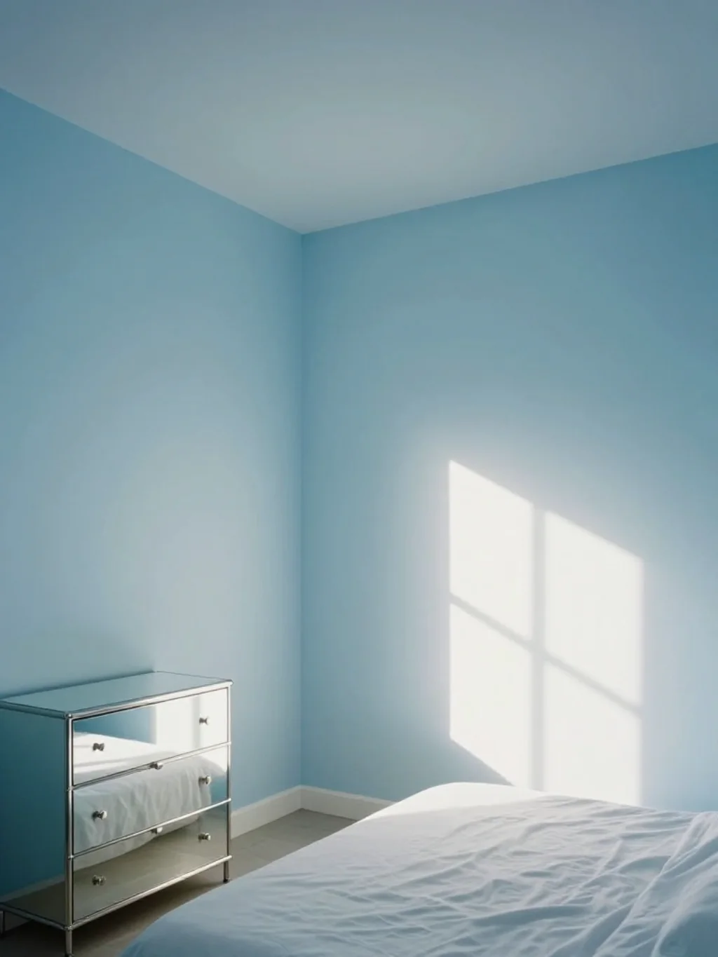 A Sky Blue Trick That Makes Small Bedrooms Feel Twice Their Size