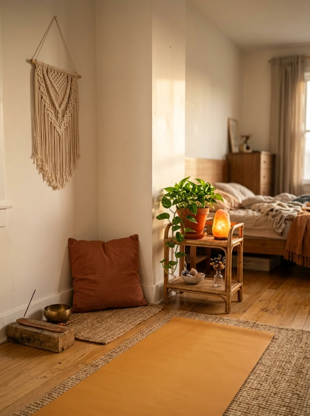 Boho Yoga Room Ideas That Work Brilliantly in Small or Tight Spaces