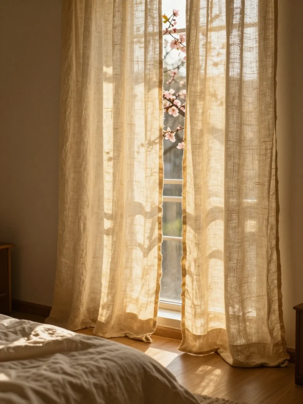 Linen Curtains That Let Spring Light Pour In Like a Warm Morning Invitation