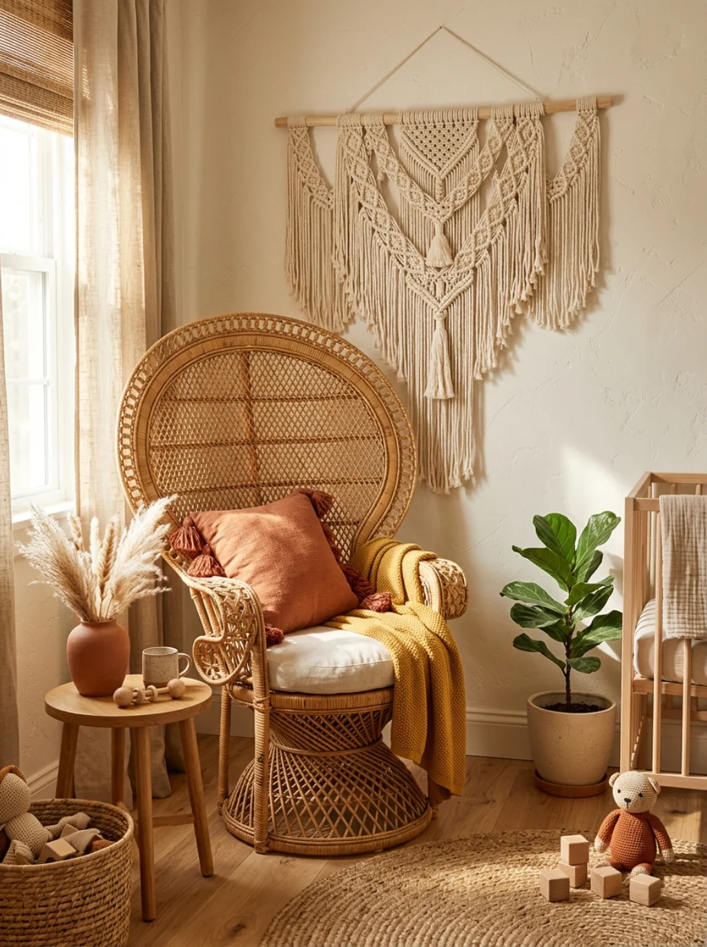 Boho Textures Bringing Warmth Into a Colorful Little World