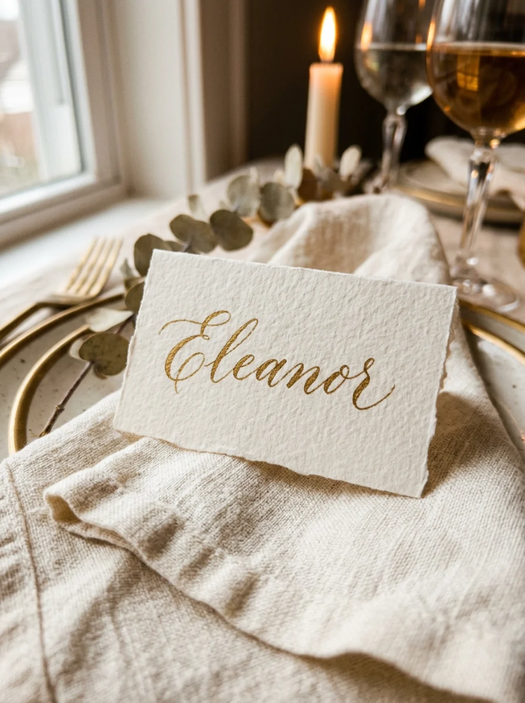 Handwritten Place Cards Turn Strangers Into Instant Dinner Companions
