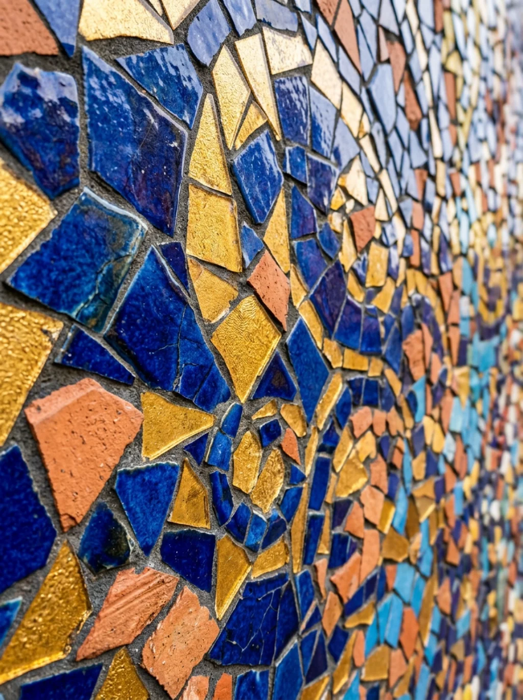 Mosaic Fragments That Turn a Blank Wall Into a Mood Board