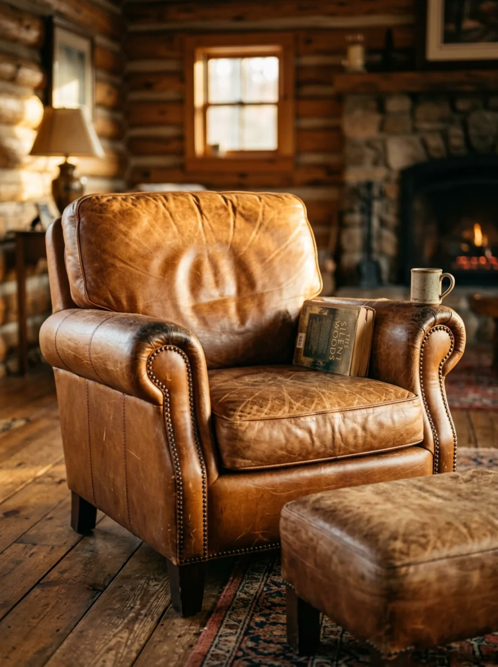 The Chair That Changes Everything About a Rustic Reading Corner
