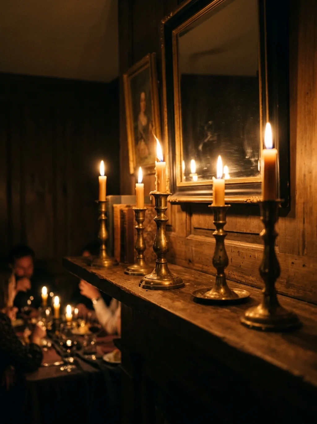 Brass Candlesticks Add Old-World Glow to Modern Summer Rooms