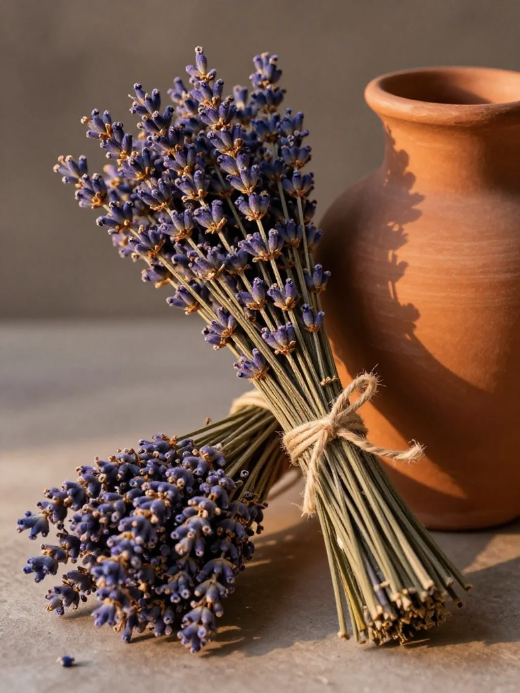 Dried Lavender Bundles Add Fragrance Where Flowers Usually Fade Fast