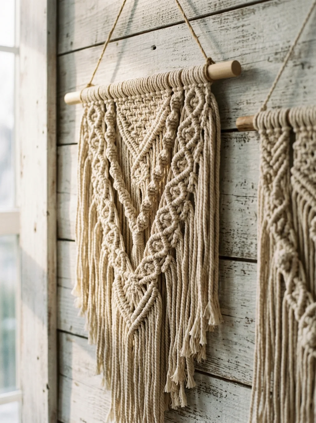 Macrame Wall Hangings Add Artistic Soul to Bare Patio Walls