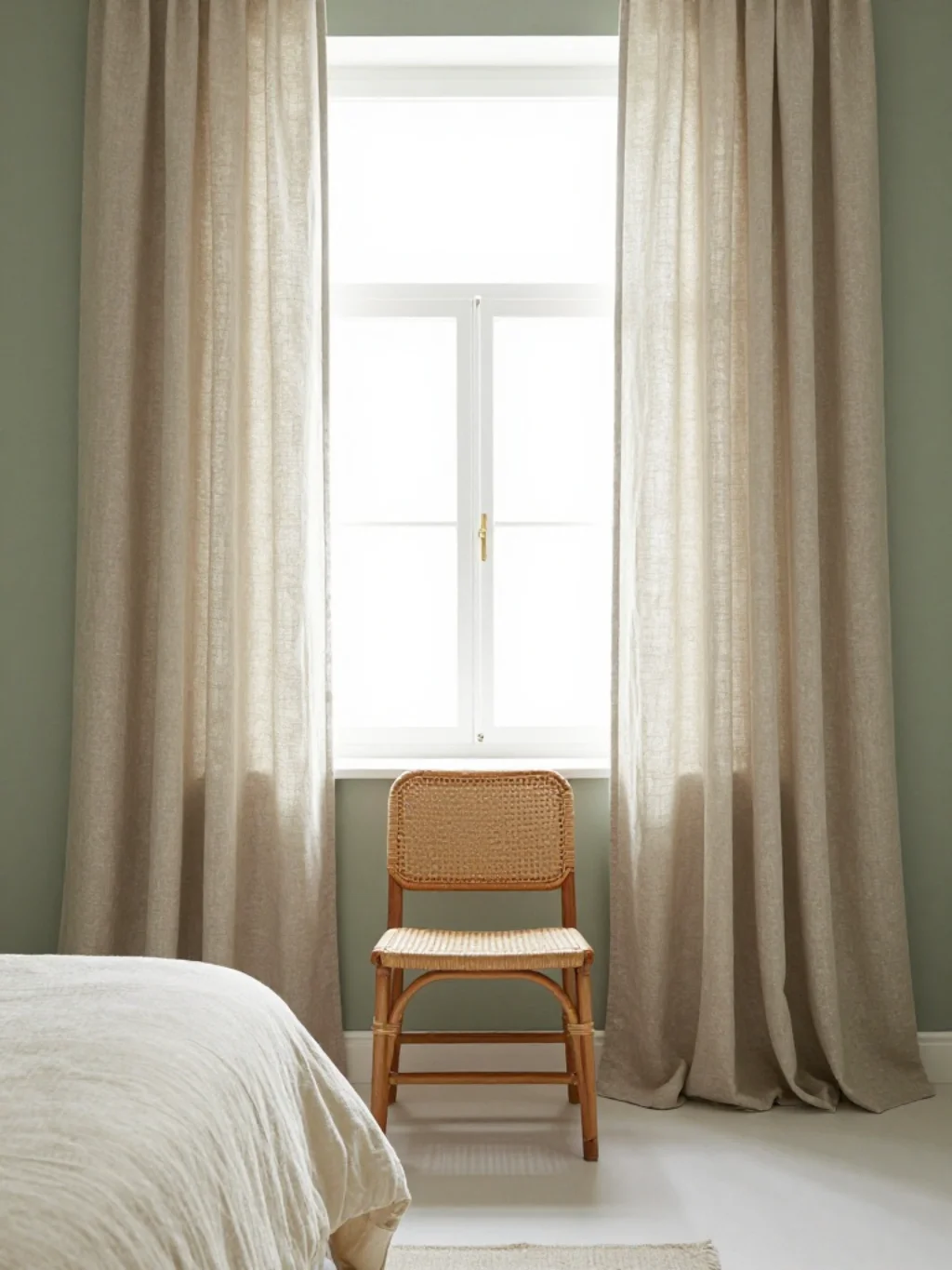 Sage and Cream Together Create a Feeling Most Bedrooms Never Achieve