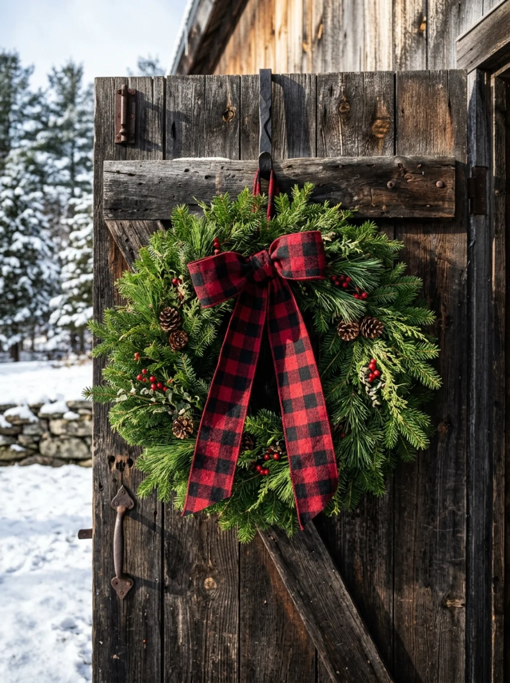 Buffalo Plaid Isn't Just a Trend, It's a Farmhouse Signature