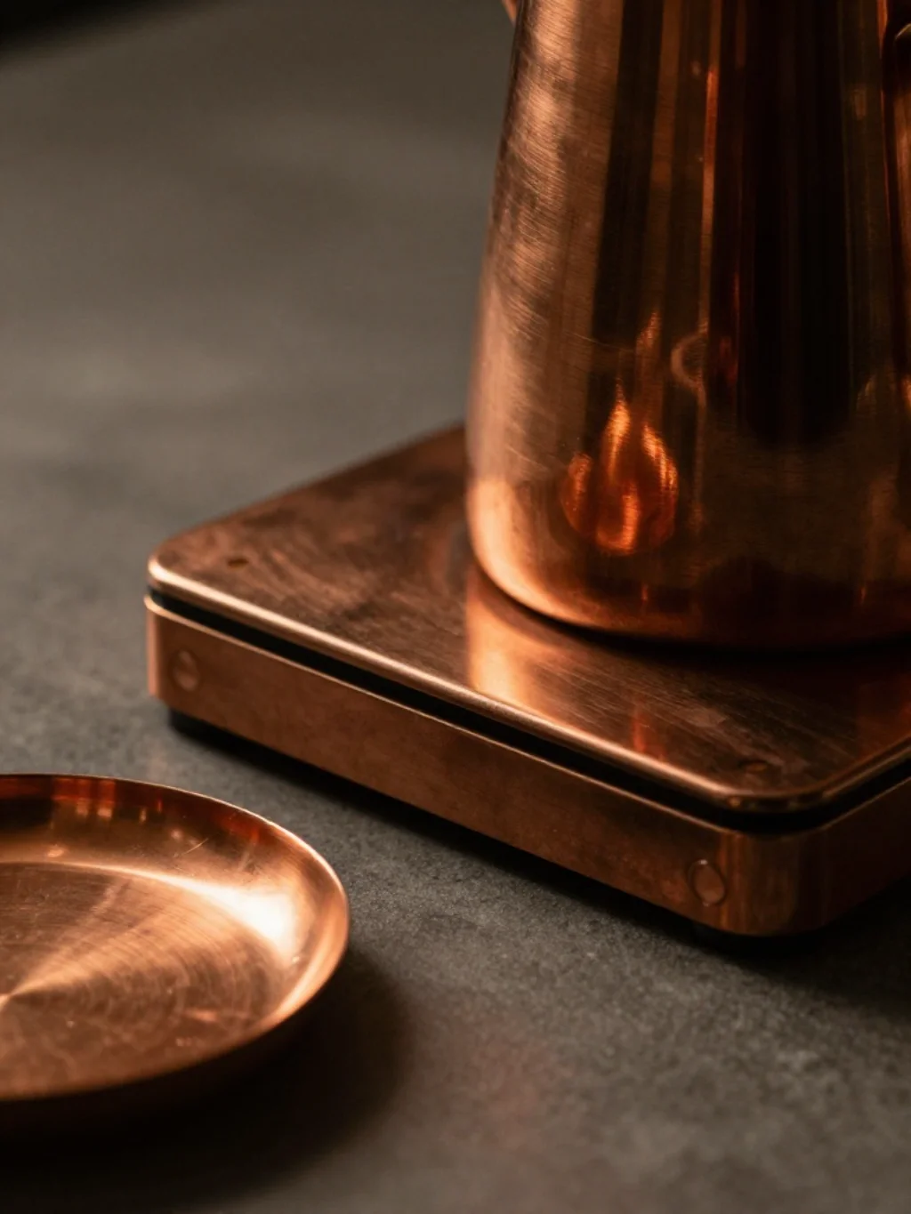 Copper Accents Warm Up A Counter Drowning In Cold Chrome