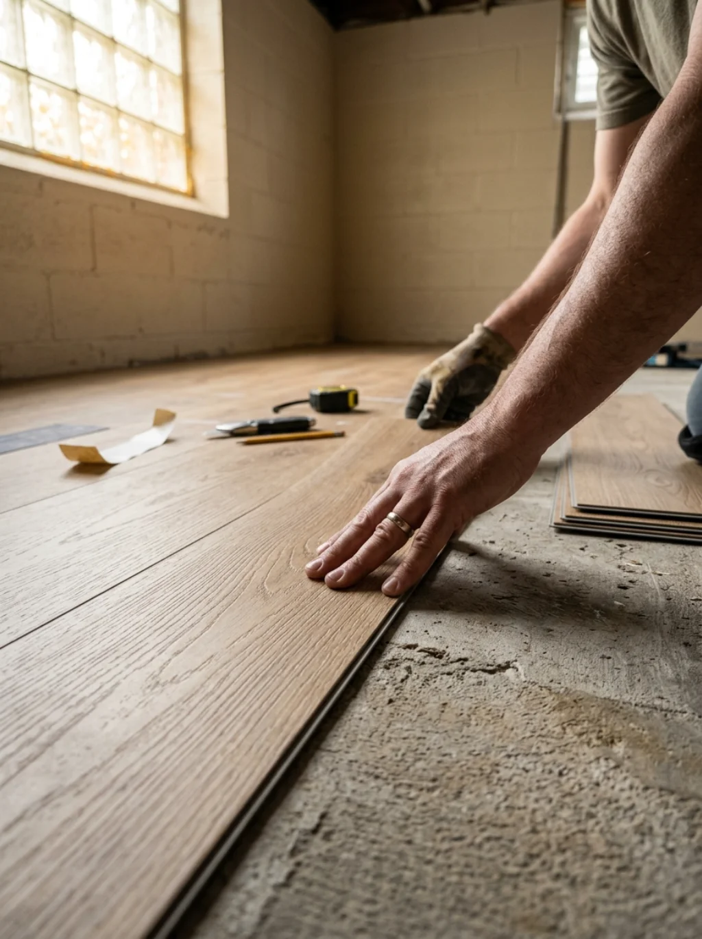 Peel and Stick Flooring Fakes a Renovation Nobody Can Afford