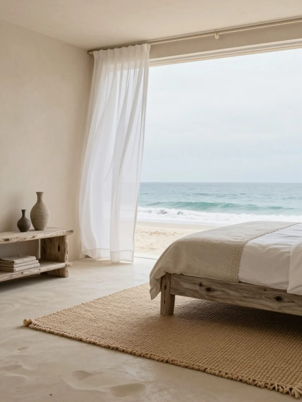 This Coastal Palette Brings Ocean Air Into a Bedroom Without a Window View