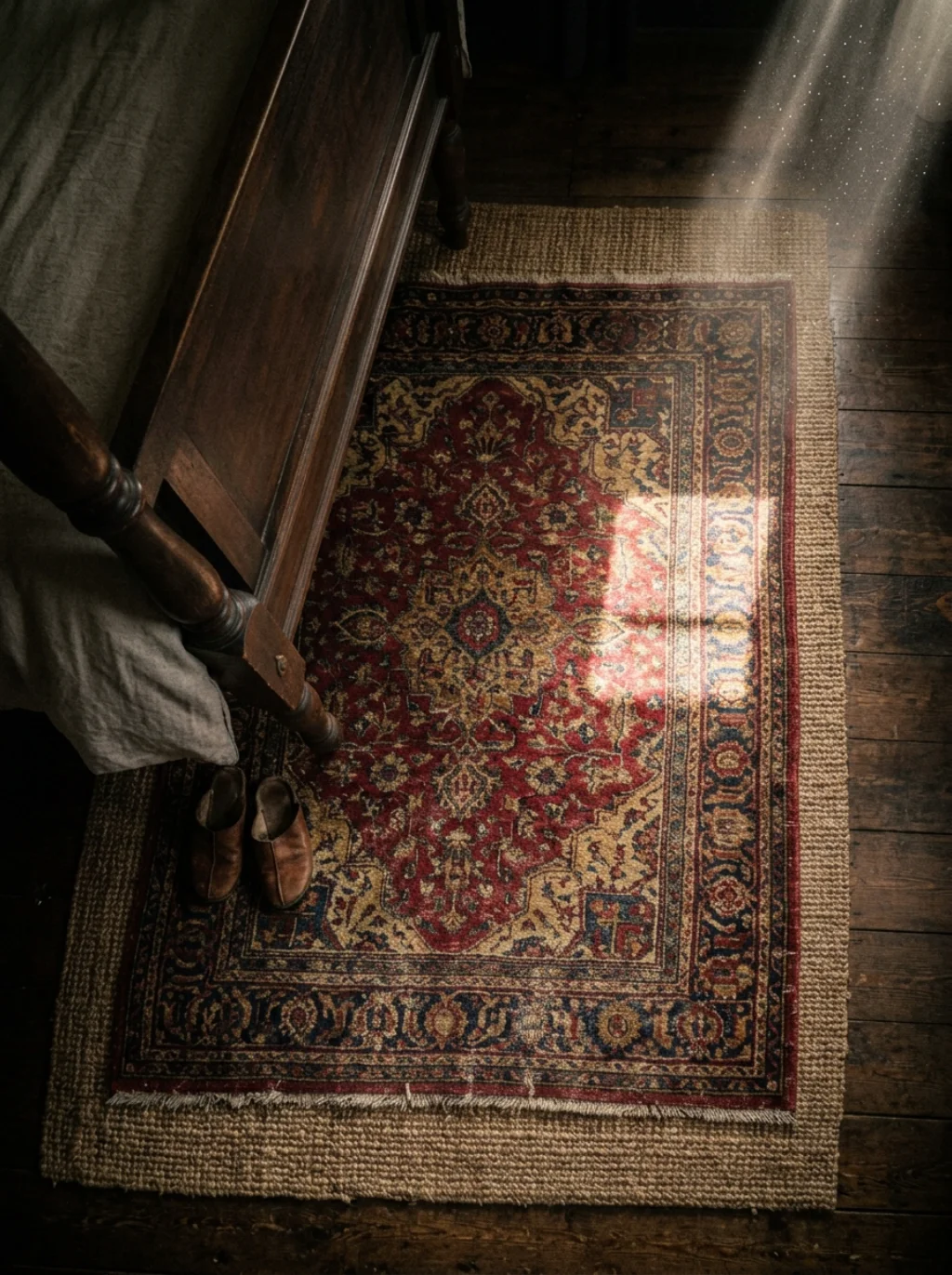 Vintage Rugs That Anchor a Room in Timeless Bohemian Memory