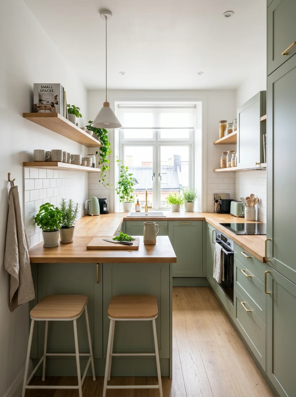 Small Kitchens Borrow a Trick From Yacht Galleys to Feel Twice as Big