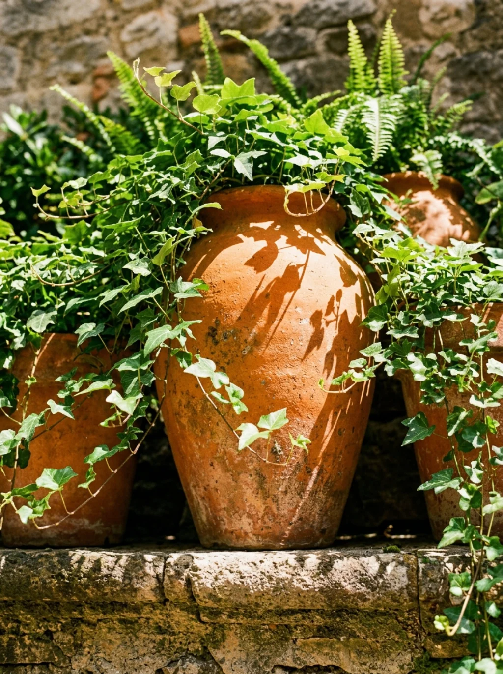 Terracotta Pots and Wild Plants Bring Nature Right to Your Door