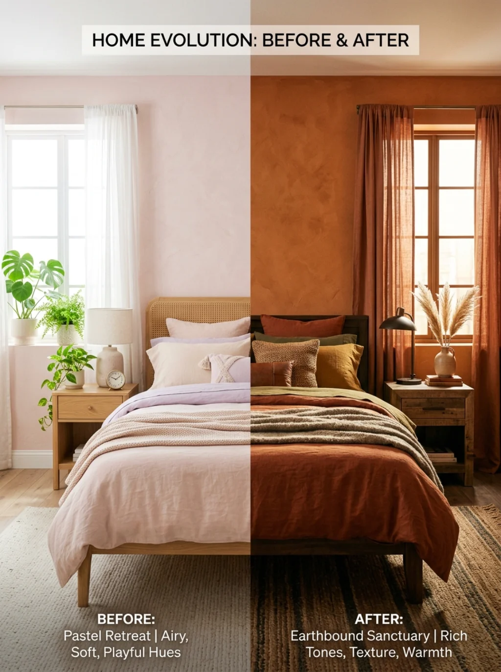Warm Earthy Tones Are Quietly Replacing Bright Pastel Bedrooms