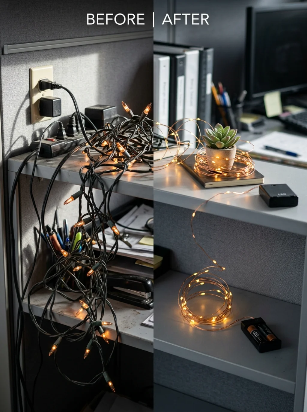Why Battery Lights Beat Plugged In Ones in Every Office Setting