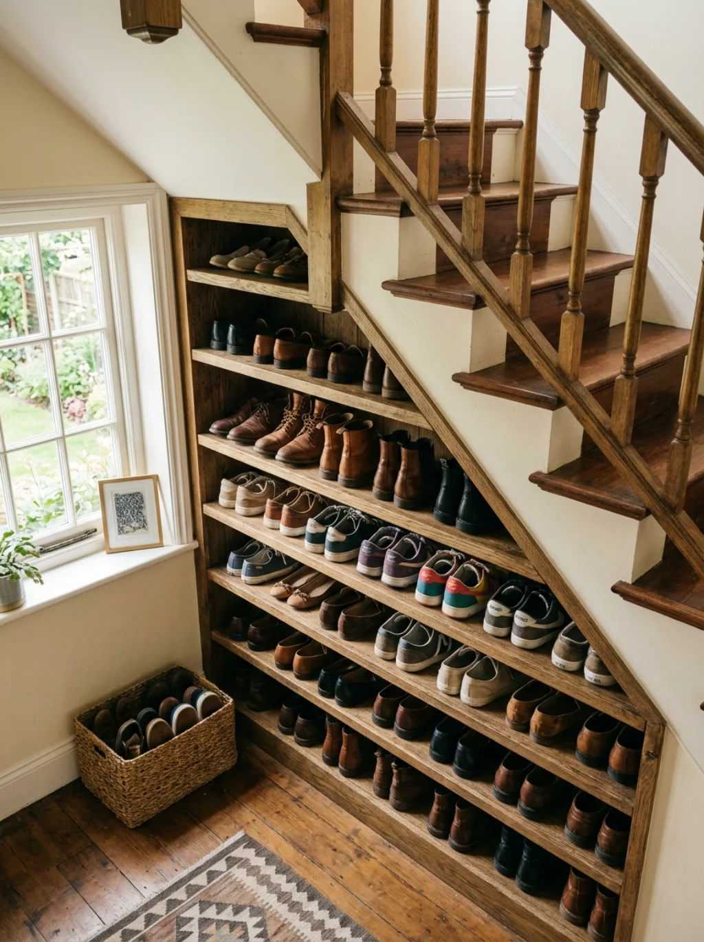 Shoe Storage Finally Gets a Home That Doesn't Clutter the Hallway