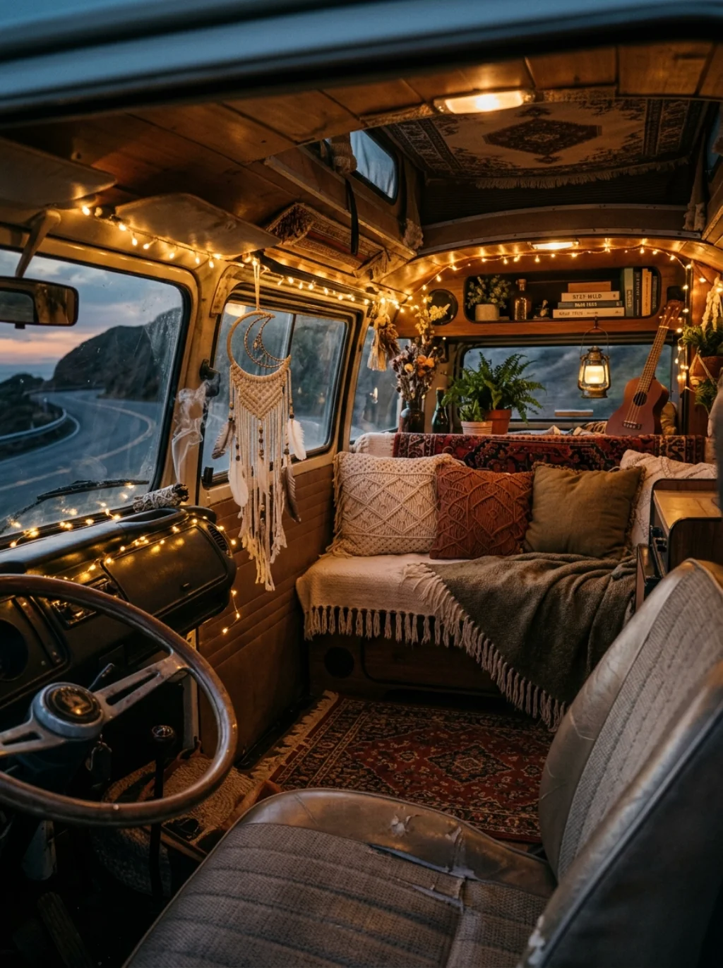 Boho Car Interior Ideas That Smell Like Sage and Sound Like Wind Chimes