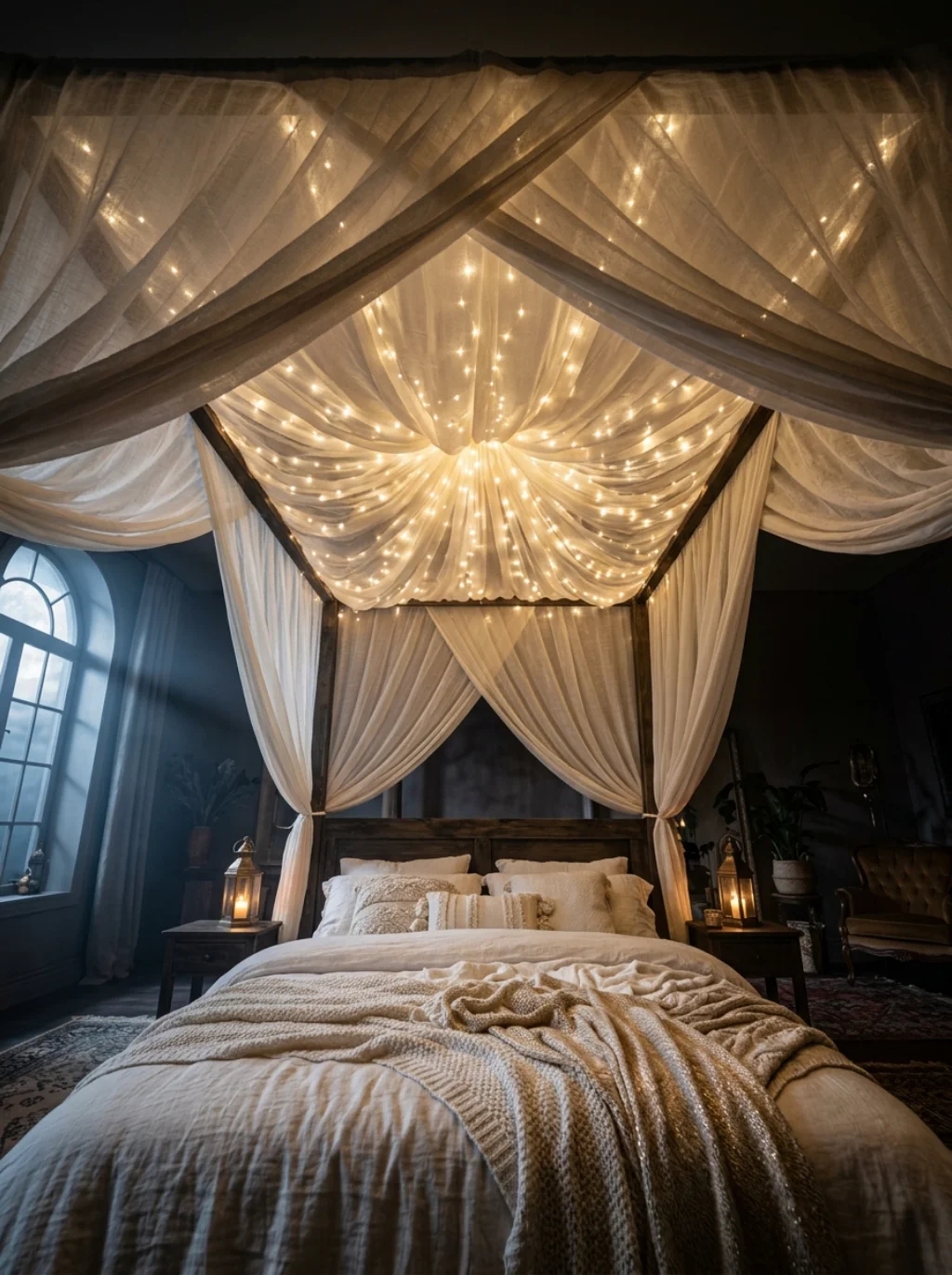 Canopy Beds That Create a Private Theater of Rest