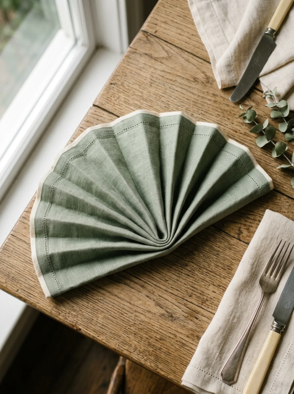 Cloth Napkins Fold Into Shapes That Spark Instant Conversation