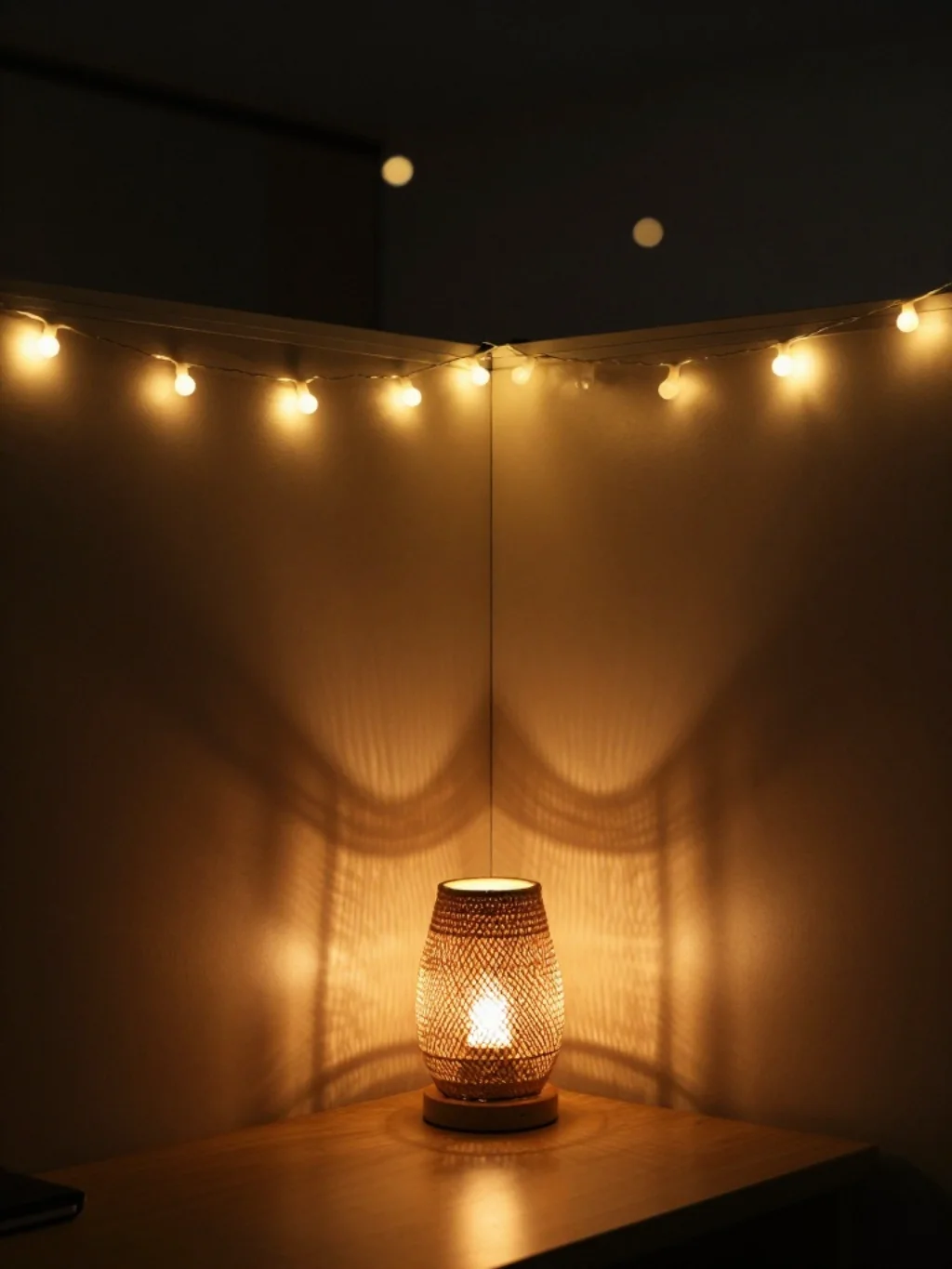 Fairy Lights and Ambient Lighting That Change the Entire Cubicle Atmosphere