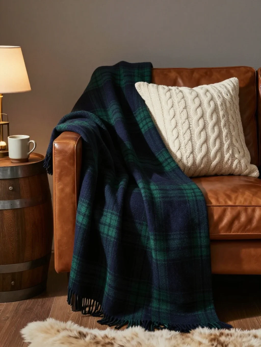 Plaid Flannel and Wool Accents That Signal Winter Without Overdoing It
