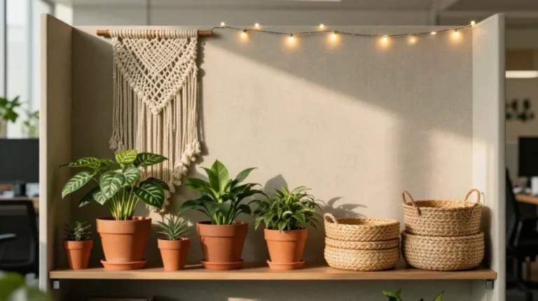 boho cubicle decor ideas