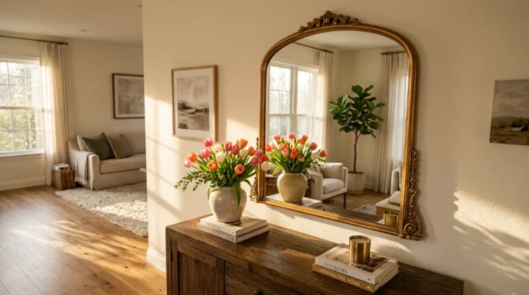 Spring Mirror Decor Ideas
