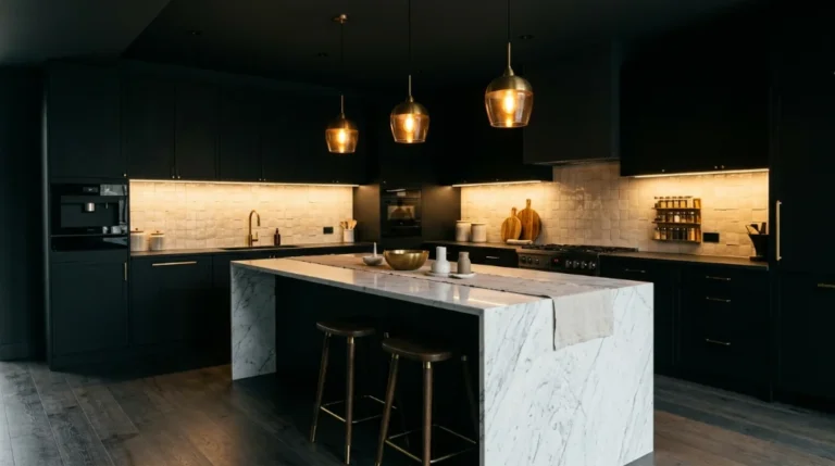 17 Dark Cabinet Kitchen Backsplash Ideas to Elevate Your Kitchen Design